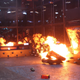 The bots caught on fire during a competition.